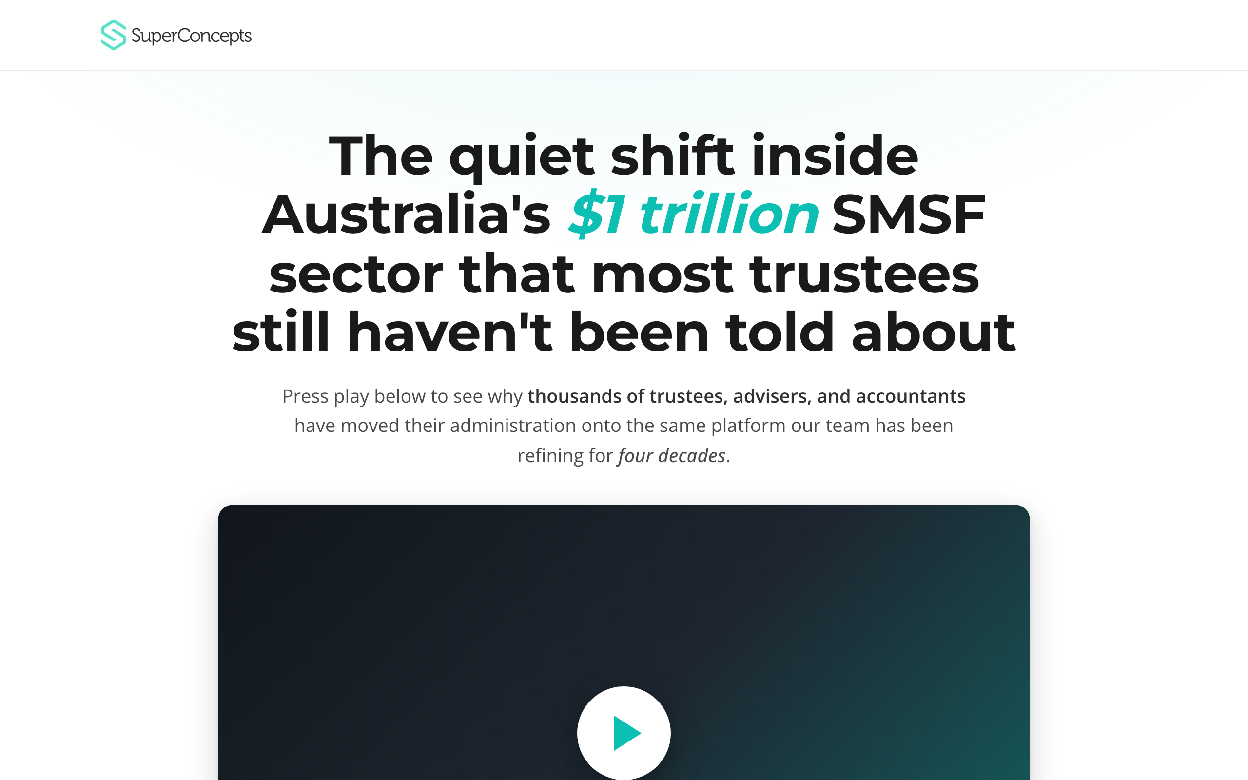 Landing page preview